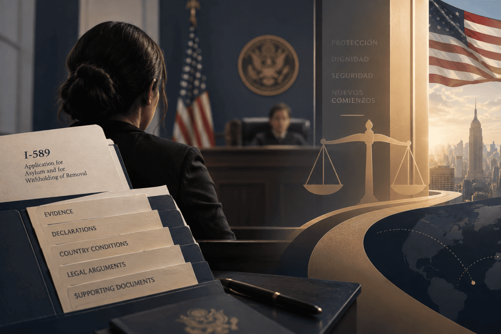 Asilo defensivo en Estados Unidos