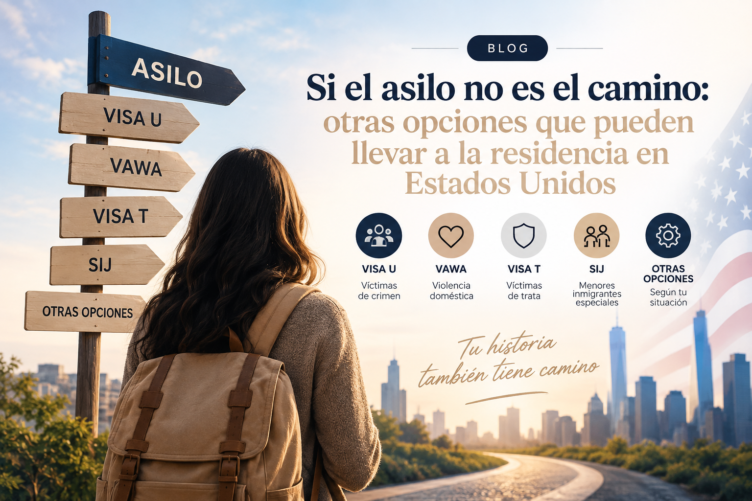 Si el asilo no es el camino: otras opciones que pueden llevar a la residencia en Estados Unidos